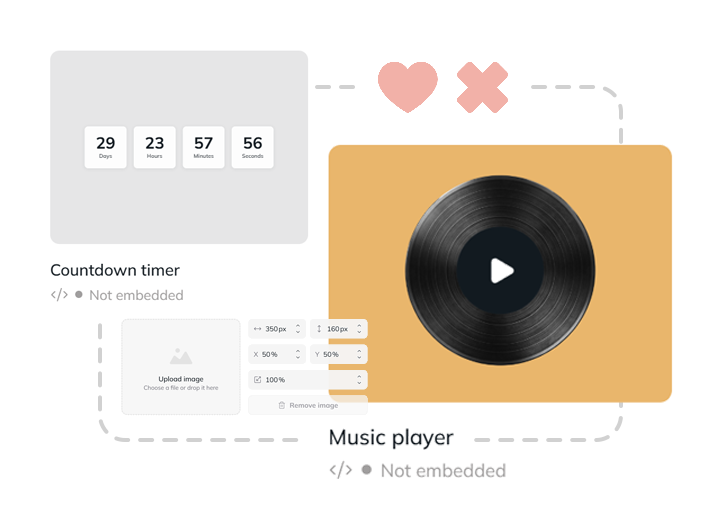 An Invitarium product prepared for sharing