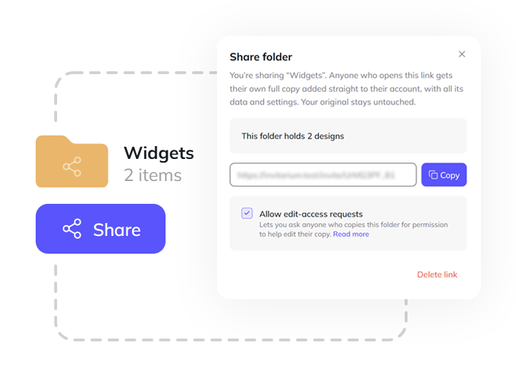 Creating a reusable Invitarium delivery link